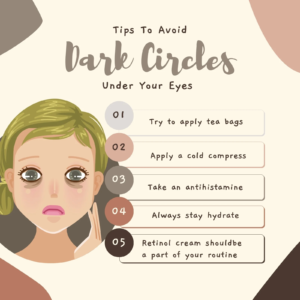 how to remove dark circles